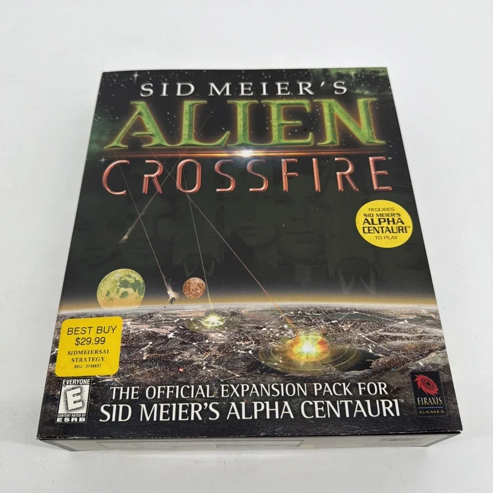 Sid Meier's Alpha Centauri Expansion: Alien Crossfire - PC Big Box